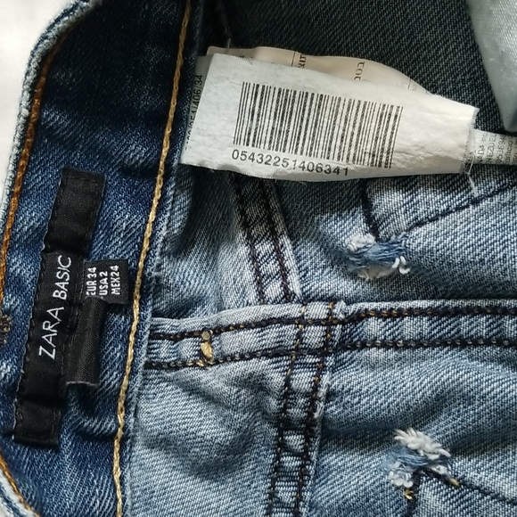 ZARA Basic Denim Skirt - Picture 9 of 12